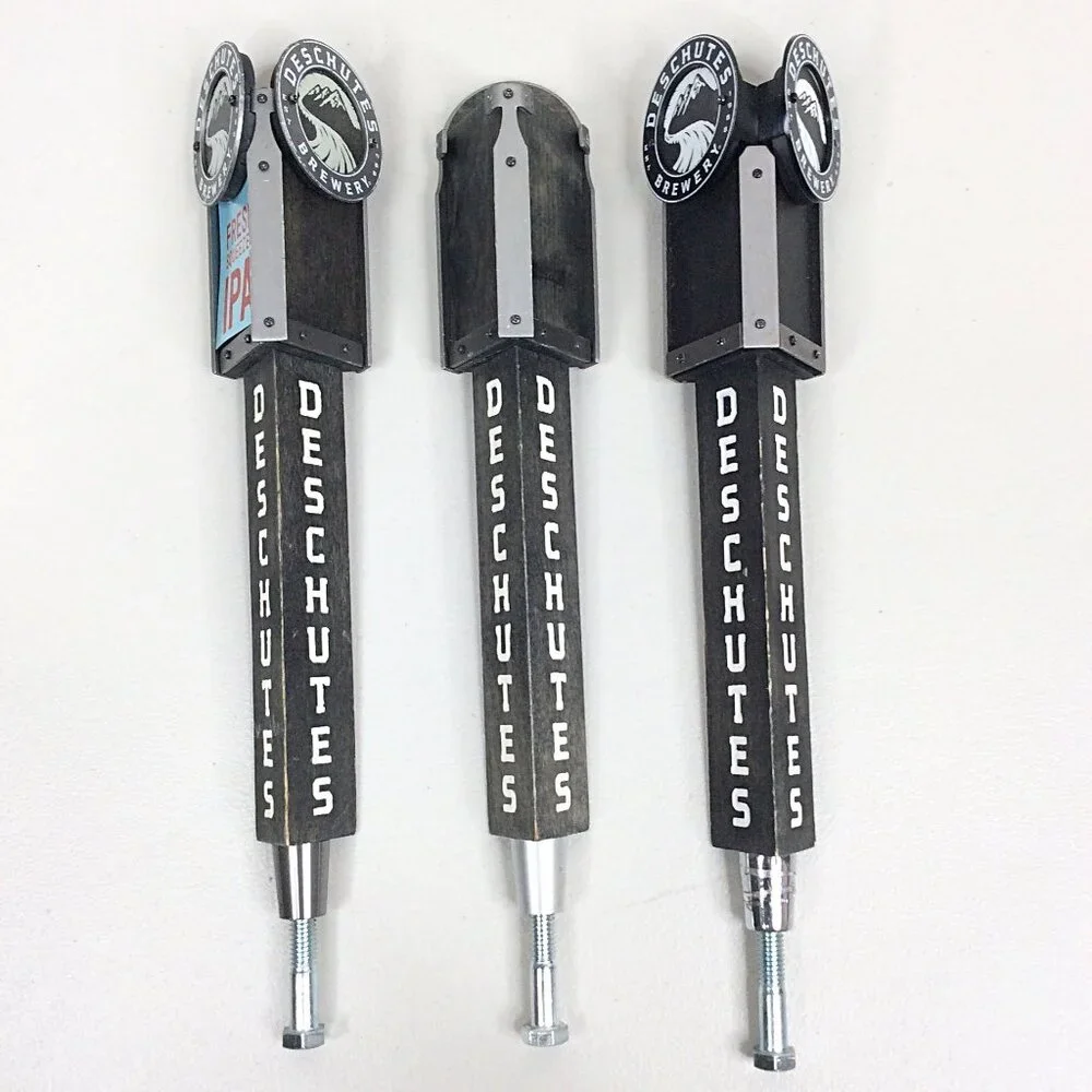 Lot of 3 Deschutes Brewing Beer‎ Tap Handles Mirror Pond Pale Ale Fresh Squeezed